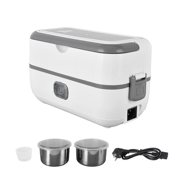 Heated Lunch Box, EU Plug 220V Food Grade Material Portable Handle