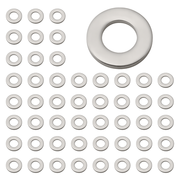 Stainless Steel M6 Flat Washer - Heavy-Duty Metric Washer Pack of 20