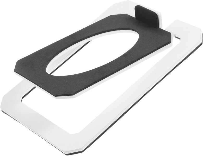 Heavy Duty Metal Desktop Speaker Stand, Tilted Base for Home Office Confer
