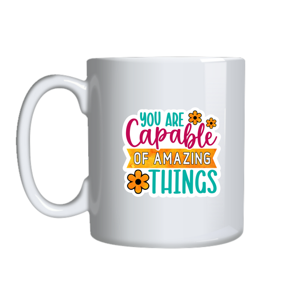 Capable Coffee Mugs Trendy Positive Vibes Graphic Cup Birthday Present 032