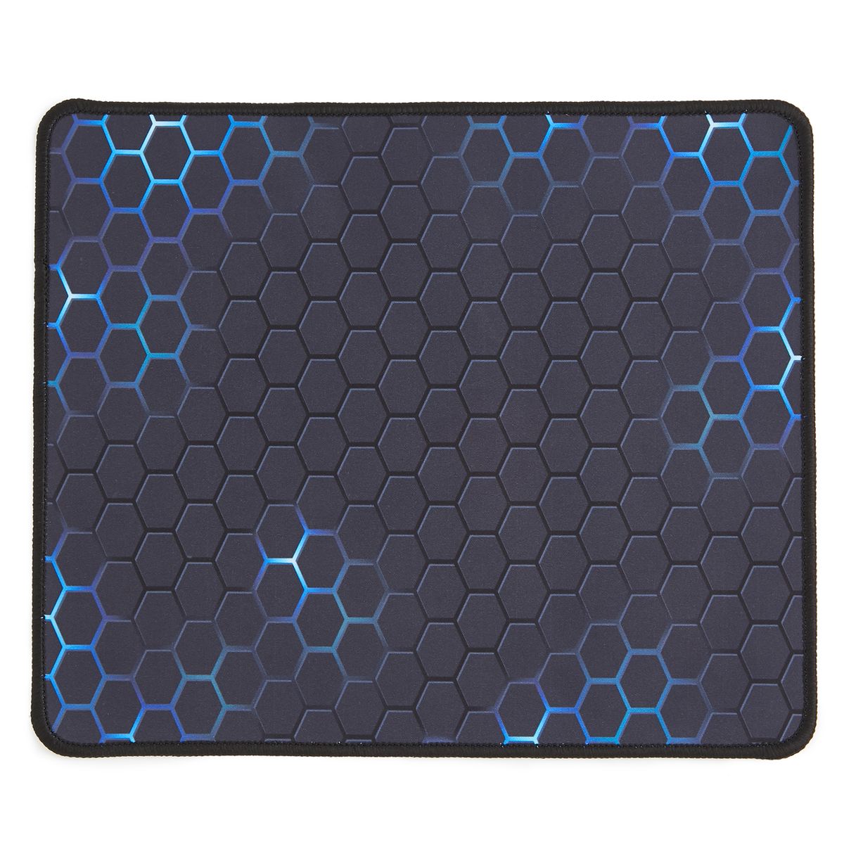 PowerUp Nonslip Small Mouse Pad Black & Blue