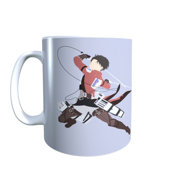 Levi Attack Minimal - Attack on Titan Coffee Mug