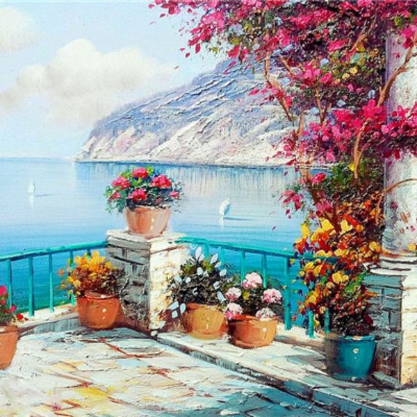 Paint by Numbers DIY Kit - Paradise Lake
