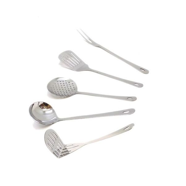 5 Piece Cooking And Serving Spoon Set