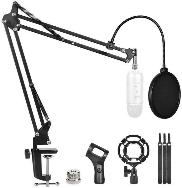 Professional Desktop Microphone Stand Kit For Broadcasting &amp; Recording