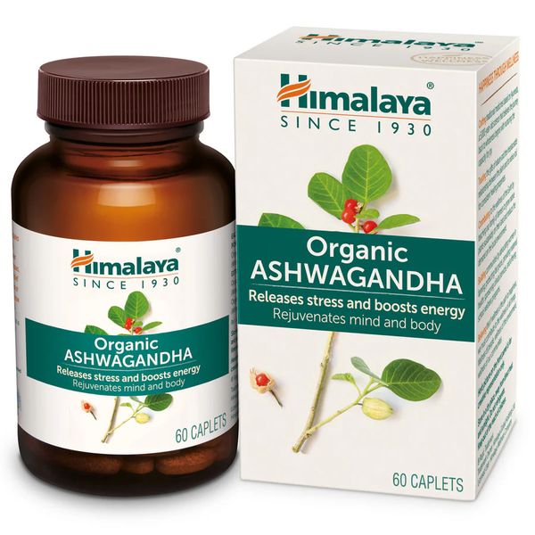 Himalaya Organic Ashwagandha Extract 60 Tablets