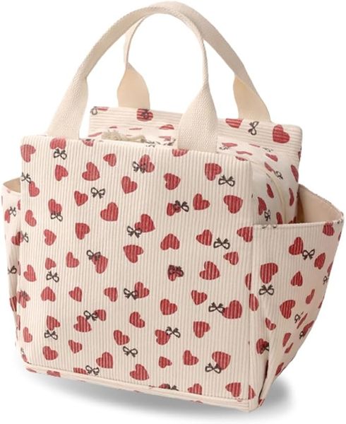 Kath Heart Pattern Lunch Bag