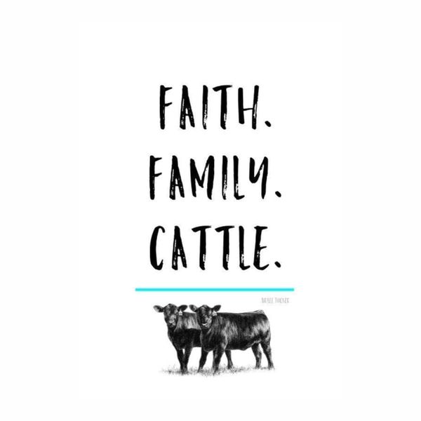 Faith Family Cattle - A1 Poster