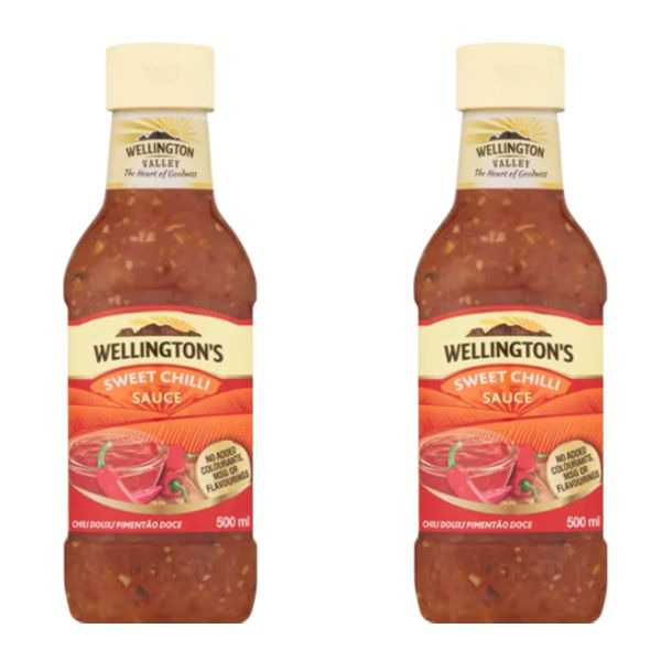 Wellington's Sweet Chilli Sauce - 2 x 500ml