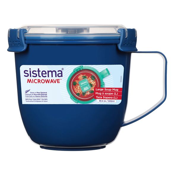 Sistema - Small Soup Mug To Go - Blue
