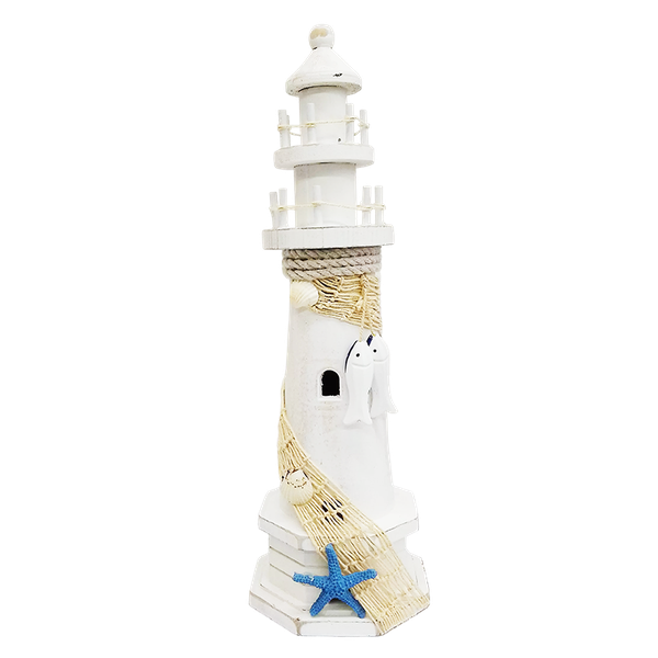 Decorative Wooden Nautical Theme Lighthouse