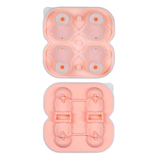 Penguin Ice Cube Mold, Fun Shapes Ice Cube Tray, Make 4 Cute Penguin