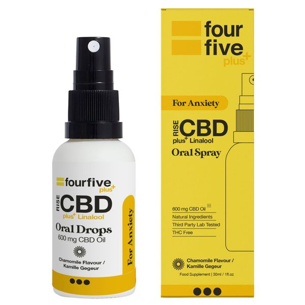 Fourfivecbd Premium, Tested HIGH STRENGTH 600mg Anxiety &amp; Stress CBD Oil