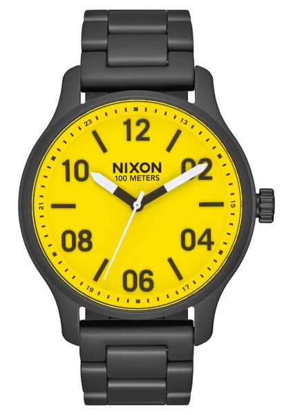 Nixon Patrol All Black / Yellow