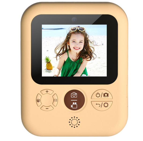 Kids instant camera with retro style, 2.4-inch screen, 32GB memory card