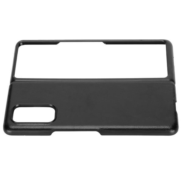 Compatible with Xiaomi MIX FOLD Black Genuine Leather Phone Case