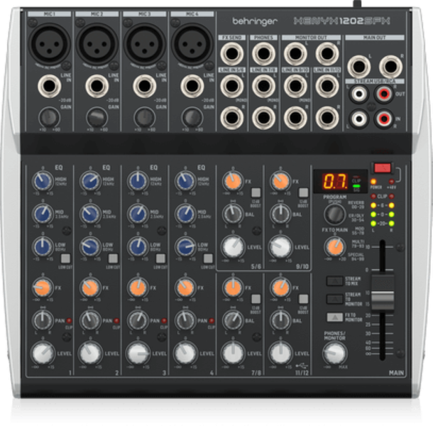 BEHRINGER XENYX 1202SFX Premium Analog 12-Input Mixer