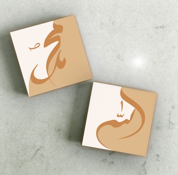 Canvas Square Picture Frame Set of 2