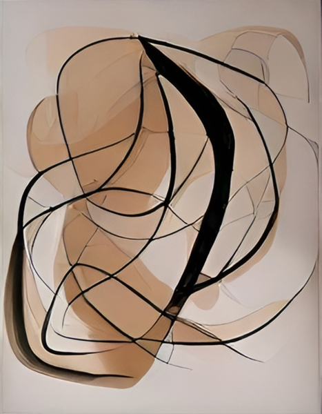 Abstract Art Ready to Hang Contemporary Art ready to hang - Earth Tones 7
