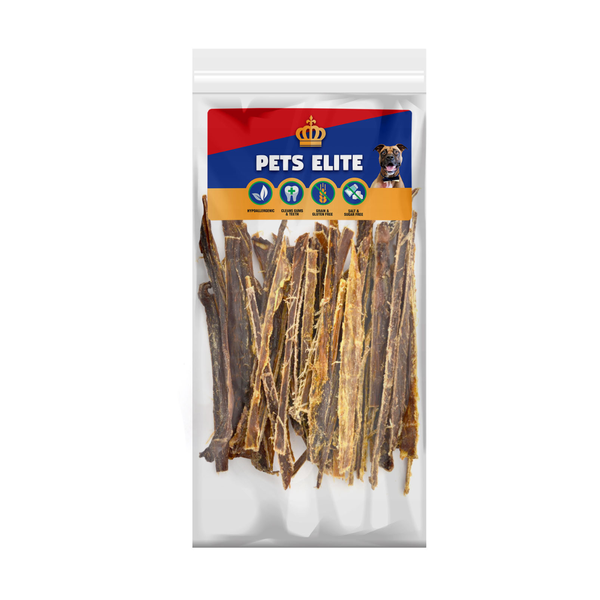 Pets Elite Biltong Sticks Dog Treats 225g - Natural High-Protein Chew