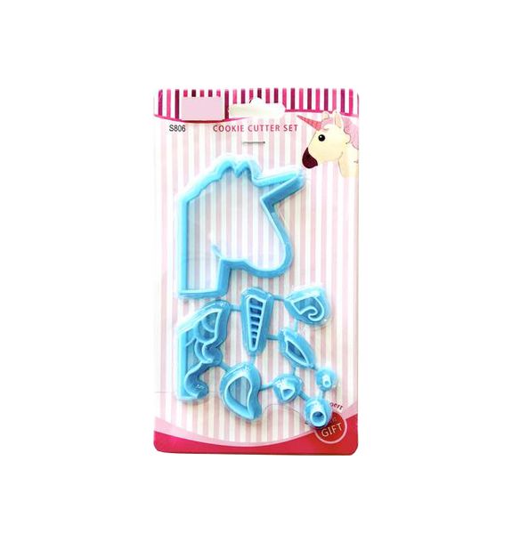 Unicorn Cookie Cutter Set - Blue