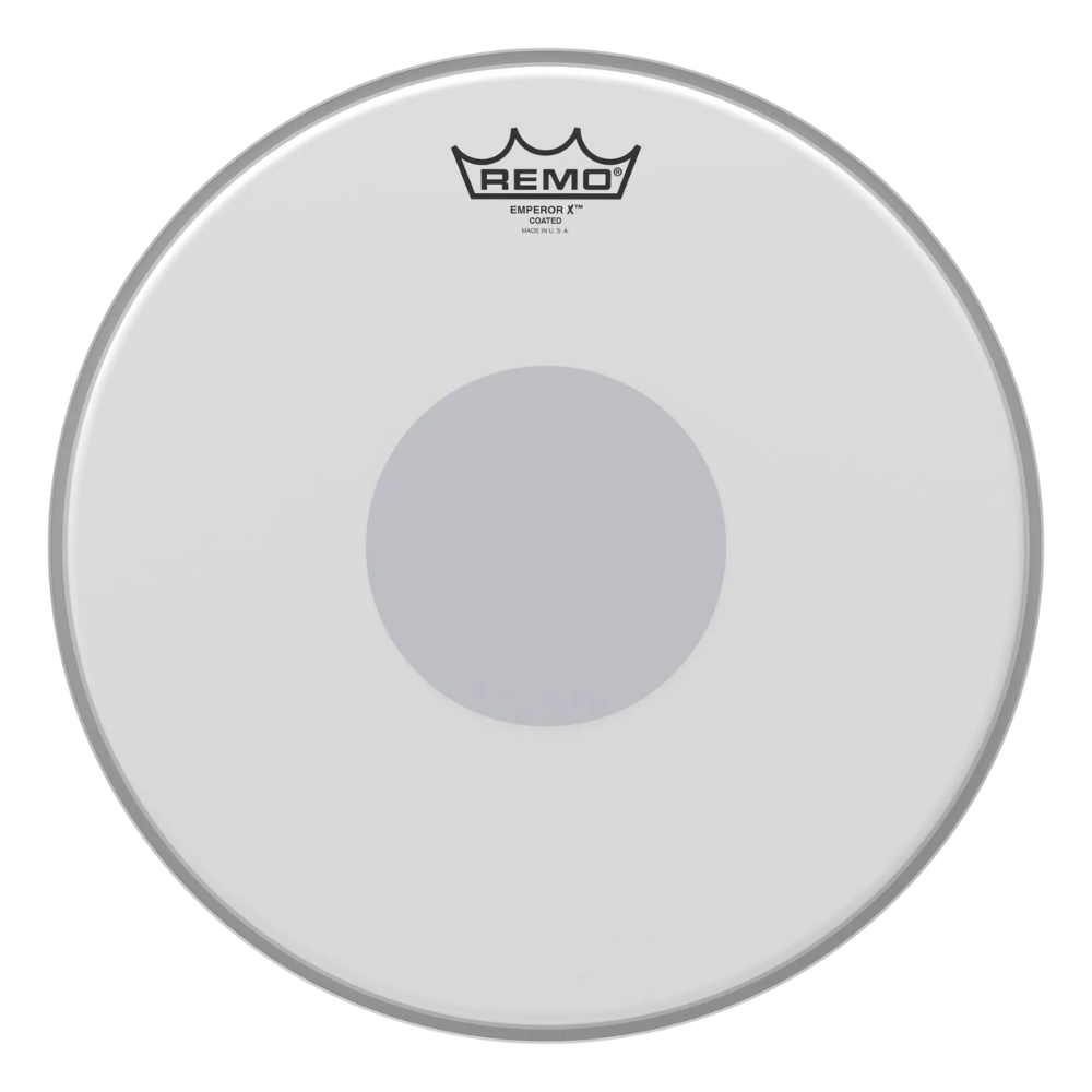 Remo BX-0113-10 13" Emperor X Coated Snare Drumhead - Bottom Black Dot