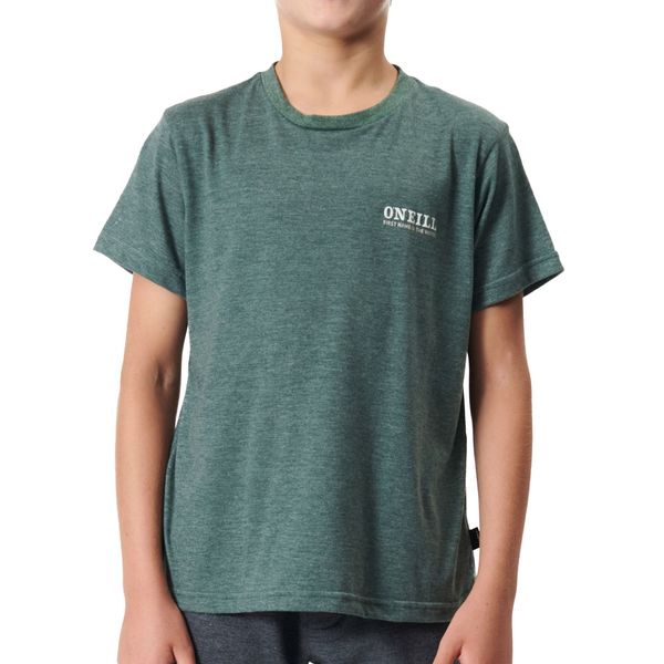 O'Neill Boys Sea Spider Short Sleeve Tee - Green Gables Melange