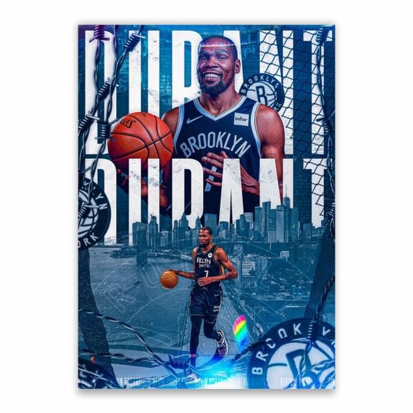 Kevin Durant Brooklyn Poster - A1