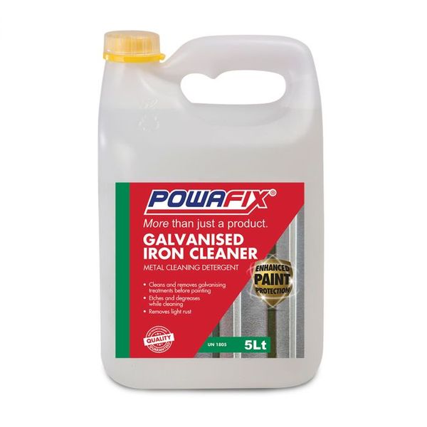 Powafix - Galvanized Iron Cleaner 5L - 3 Pack