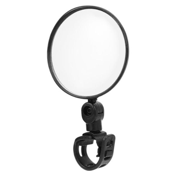 Wide-Angle Bicycle Rearview Mirror - Black
