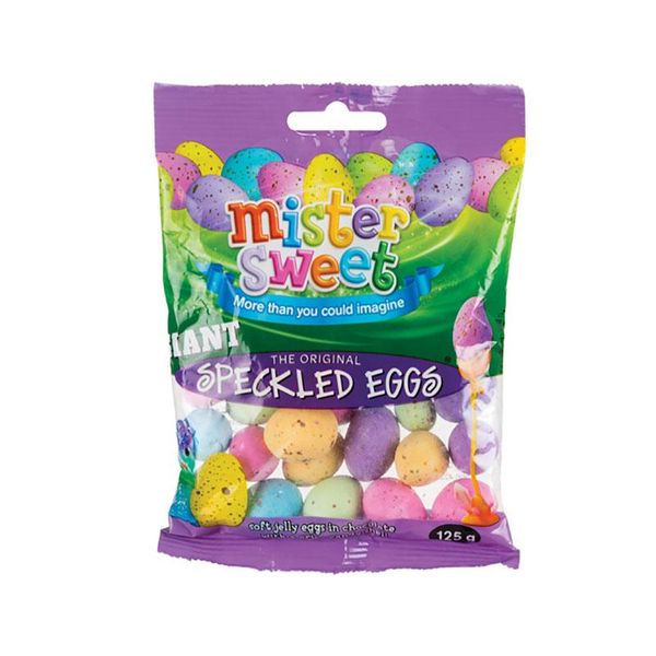 Mister Sweets - Speckled Eggs - Party Supplies - Giant - 125g - 24 Pack