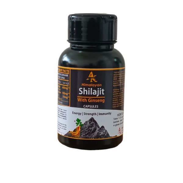 Alkaram Shilajit with Ginseng Capsules | Energy | Performance | 60 Cap