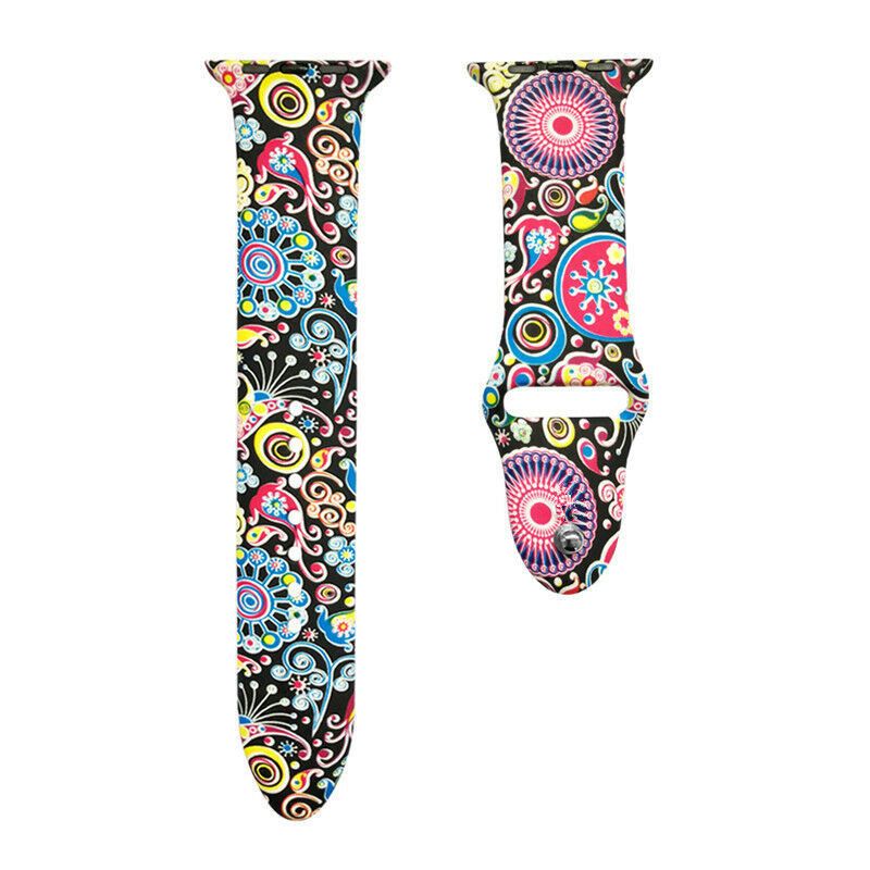 Killer Deals Flower Silicone Strap for 42/44/45/49mm Apple Watch | Shop ...