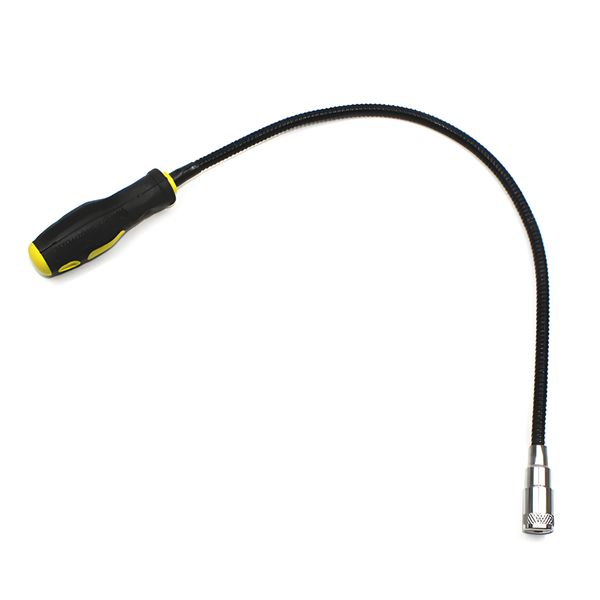 Claw gripper, flexible hose reacher with LED light, 4-claw pick-up tool