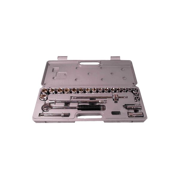 Socket Set - Metric - 1/2 Inch drive - 24/pce