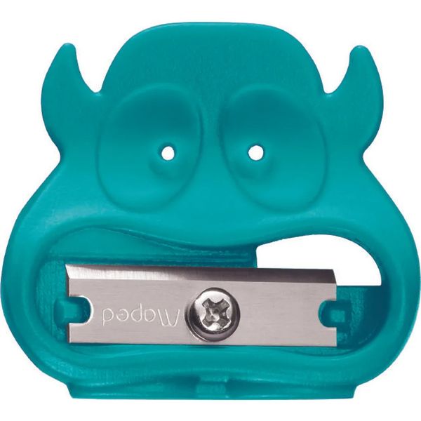 Maped Monster Sharpener 1 Hole Assorted Colours x 4