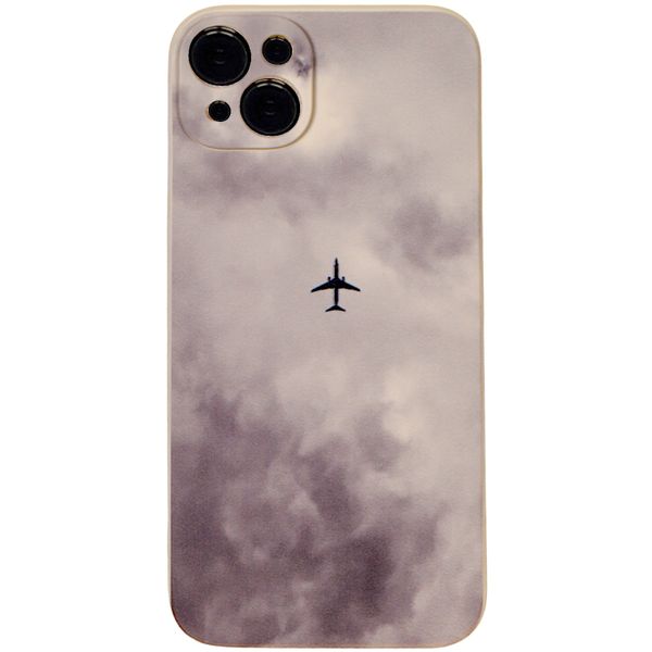 Plane in Clouds - Phone Case with Camera Protection - Iphone 14 Pro Max