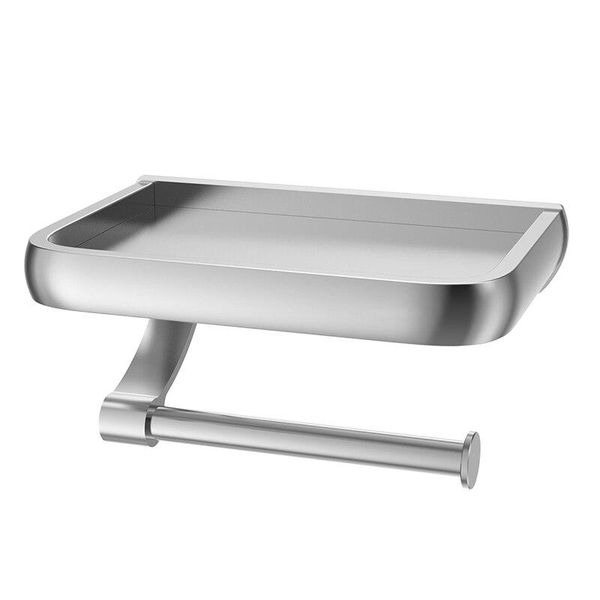 Stainless Steel Toilet Paper Holder Toilet Wall Holder Phone Holder Shelf