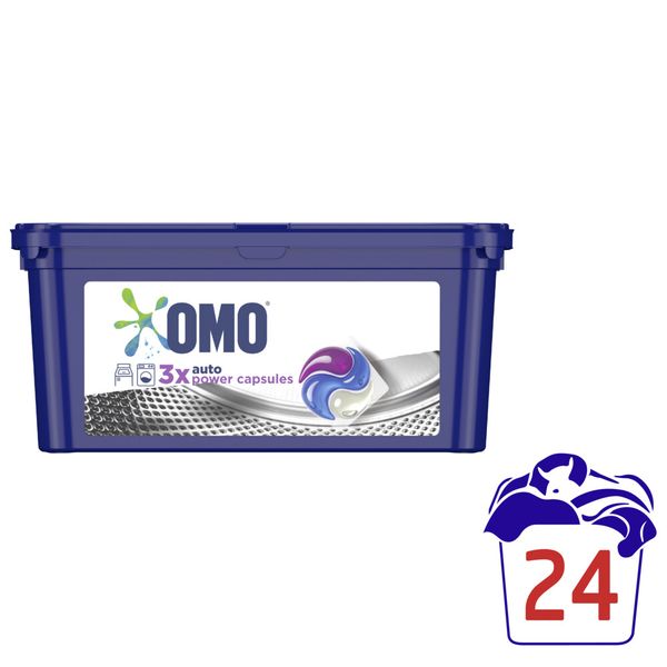 OMO Stain Removal Auto Laundry Capsules 24s