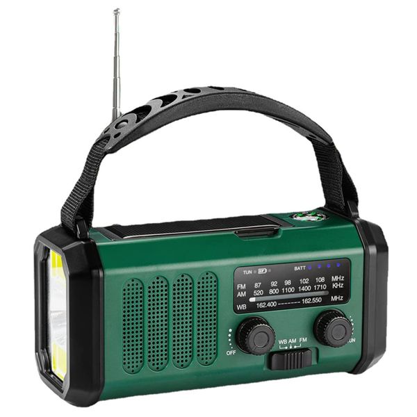 10000mAh Hand Crank Emergency Radio AM/FM &amp; solar Radio for Emergencies