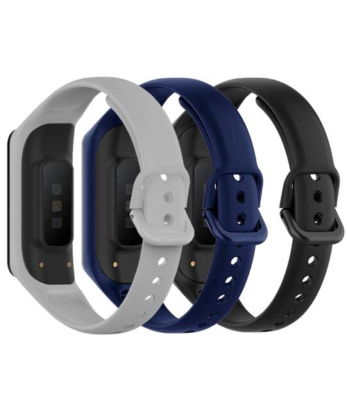 3 Pack Silicone Strap Compatible with Samsung Galaxy Fit 2