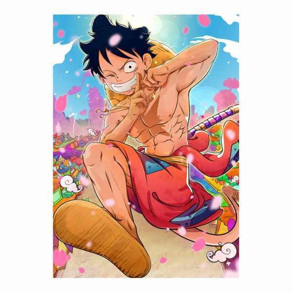 Luffy One Piece Celebrate pose _ A1 poster