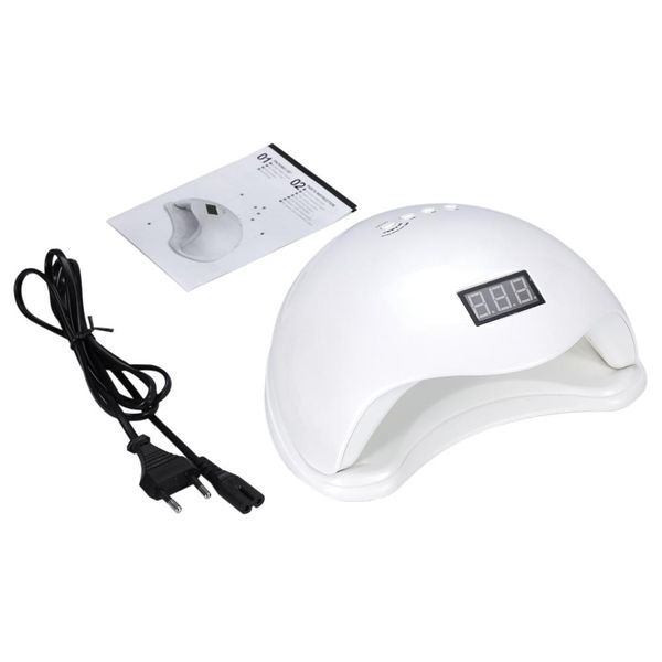 48W SUNUV SUN5 Nail Lamp UV Dryer for UV LED Gel Polish EU 220V