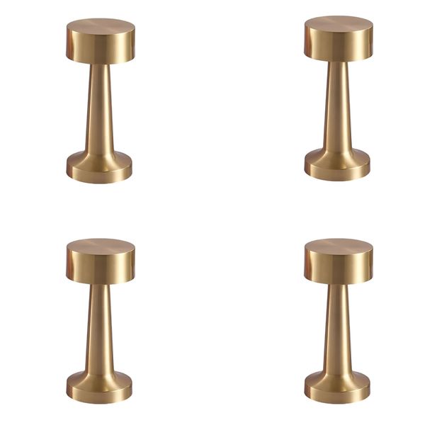 Set Of 4 3-Level Sensor Brightness Metal Desk Lamp