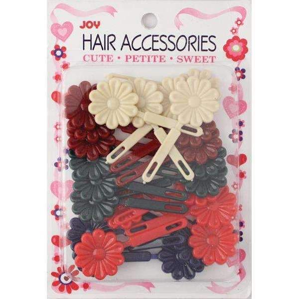 Joy - Ann16390 Hair Barrettes Assorted Daisy- 6 Pack