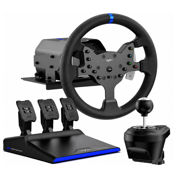 PXN V99 Gaming Racing Wheel with Pedals and Shifter for PC &amp; Console