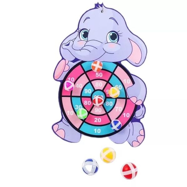 Children Toddler Cartoon Sticky Ball Dartboard