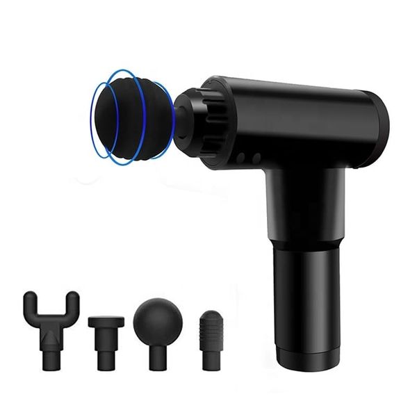 4 Changeable Tip Fascial Gun Muscle Relief Massager