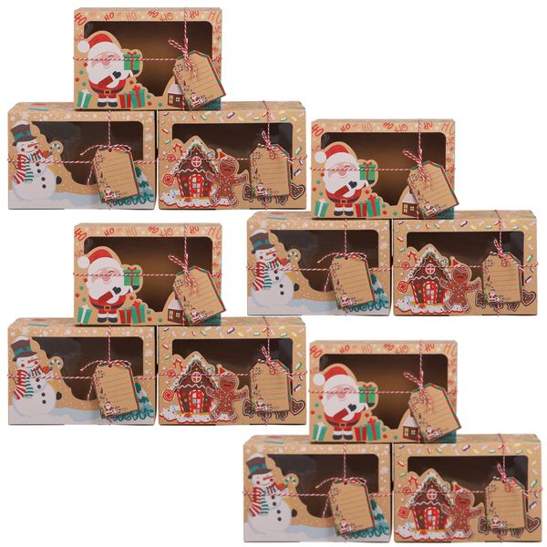 Home Decor Candy Cookie Storage Box Set Of 12 (22cm x 15cm x 7cm)