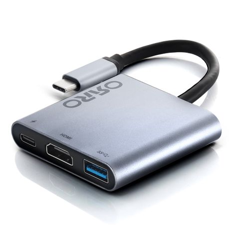ORRO 3-in-1 Type-C Hub - 40Gbps Thunderbolt, HDMI, USB C, USB A - Home Image
